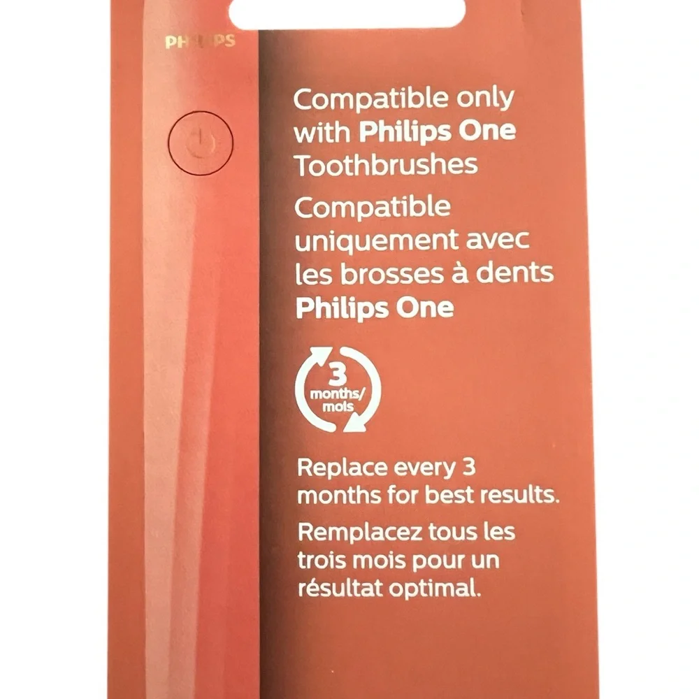 Philips One by Sonicare Miami Coral Replacement Brush Heads NEW‎